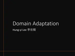 Domain Adaptation in Machine Learning