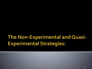 Understanding Nonexperimental and Quasi-experimental Studies