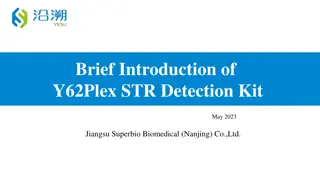 Y62Plex STR Detection Kit - Advanced Features and Applications