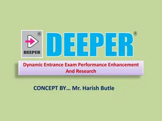 Dynamic Entrance Exam Performance Enhancement And Research Concept