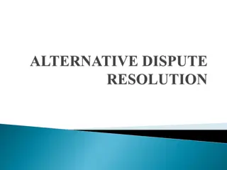 Innovative Dispute Resolution Mechanisms: ADR in India
