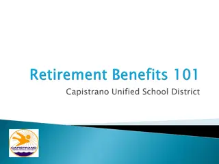 Capistrano Unified School District Retirement Benefits Guide