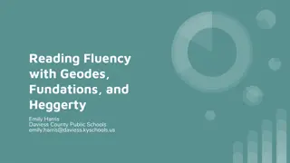 Enhancing Reading Fluency with Geodes, Fundations, and Heggerty at Daviess County Public Schools