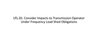 Transmission Operator Obligations in Under-Frequency Load Shedding