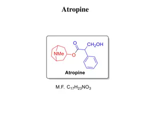 Structural Determination of Tropine, Atropine, and Tropic Acid