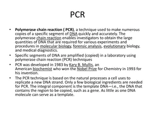 PCR and Blot Techniques in Molecular Biology