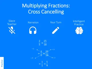 Multiplying Fractions with Cross Cancelling - Intelligent Practice