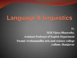 Understanding Linguistics: An Overview of Language Study
