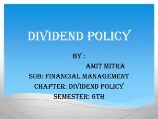 Understanding Dividend Policy in Financial Management