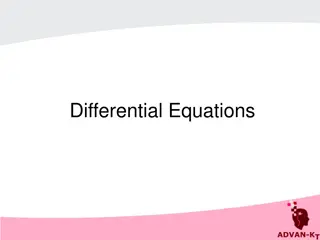 Differential Equations: Types, Classification, and Solutions