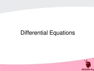 Understanding Differential Equations: Types, Classification, and Solutions
