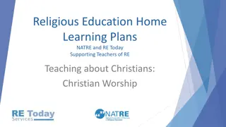 Christian Worship: My Life My Religion Educational Programme