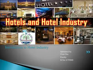 Evolution of the Hotel Industry: From Inns to Modern Hospitality