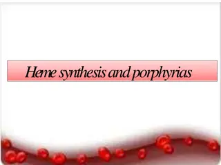 Overview of Heme Synthesis and Porphyrias