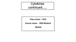 The Significance of Cytokines in Immune Response