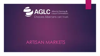 Artisan Markets and Their Requirements