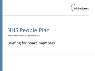 NHS People Plan: Action for Us All - Briefing for Board Members