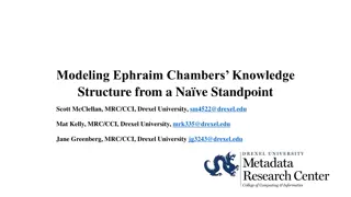 Knowledge Structure: Modeling Ephraim Chambers' Approach