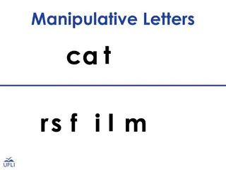 Interactive Manipulative Letters Word Work Activity