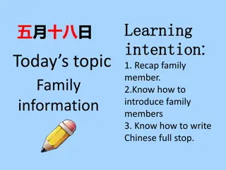 Learning about Family Members and Introductions in Chinese