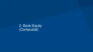 Book Equity in Compustat Data