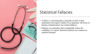 Avoiding Statistical Fallacies in Medical Literature