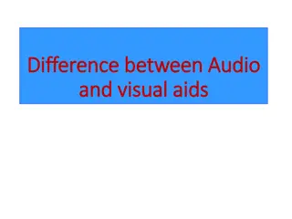 The Difference Between Audio and Visual Aids