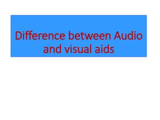 Understanding the Difference Between Audio and Visual Aids