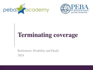 Managing Termination of Coverage and Benefits - PEBA Guide