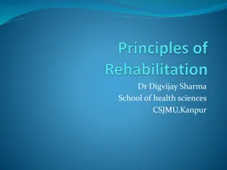 Principles of Rehabilitation in Healthcare