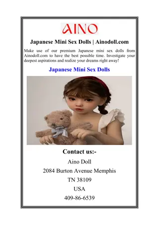 Japanese Mini Sex Dolls  Ainodoll.com