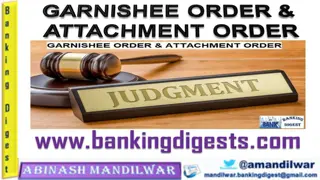 Understanding Garnishee Orders in Civil Procedure Code