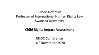 Child Rights Impact Assessment (CRIA) in Policy Making