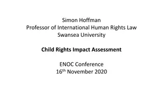 Understanding Child Rights Impact Assessment (CRIA) in Policy Making