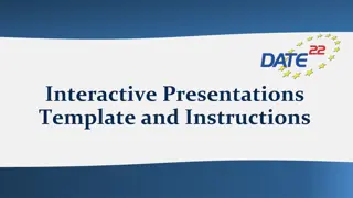 Guidelines for Interactive Poster Presentations at DATE 2022 Event