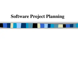 Effective Software Project Planning for Strategic Decision-Making