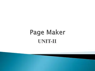 Introduction to Adobe PageMaker 7.0 - Desktop Publishing Software