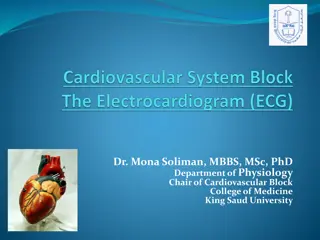 The Normal Electrocardiogram (ECG) in Cardiovascular Physiology