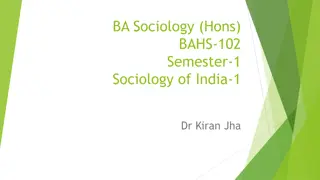 Historical Development of Sociology in India: Phases and Significance