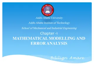 Mathematical Modeling and Error Analysis in Engineering