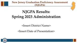 Spring 2023 NJGPA Results Overview