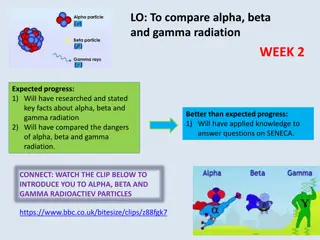 Alpha, Beta, and Gamma Radiation: a Comparative Analysis