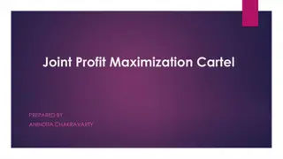 Joint Profit Maximization Cartel