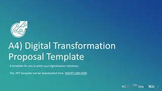 Digital Transformation Proposal Template for Company Initiatives
