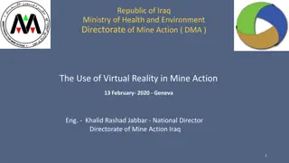 Innovations in Mine Action: Enhancing Safety with Virtual Reality