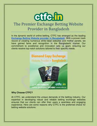 Get High-Quality Diamond Copy Exchange Website Provider in Bangladesh | CTFC