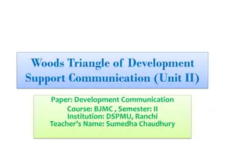 Understanding Woods Triangle of Development Support Communication