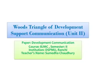 Woods Triangle of Development Support Communication