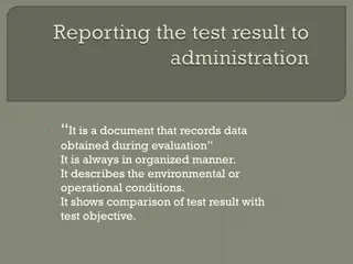 Importance of Test Result Reporting in Educational Evaluation