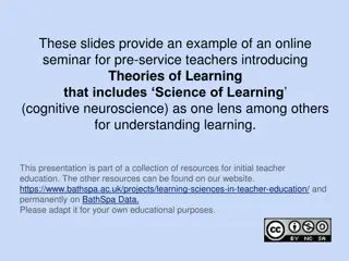 Online Seminar: Theories of Learning in Initial Teacher Education